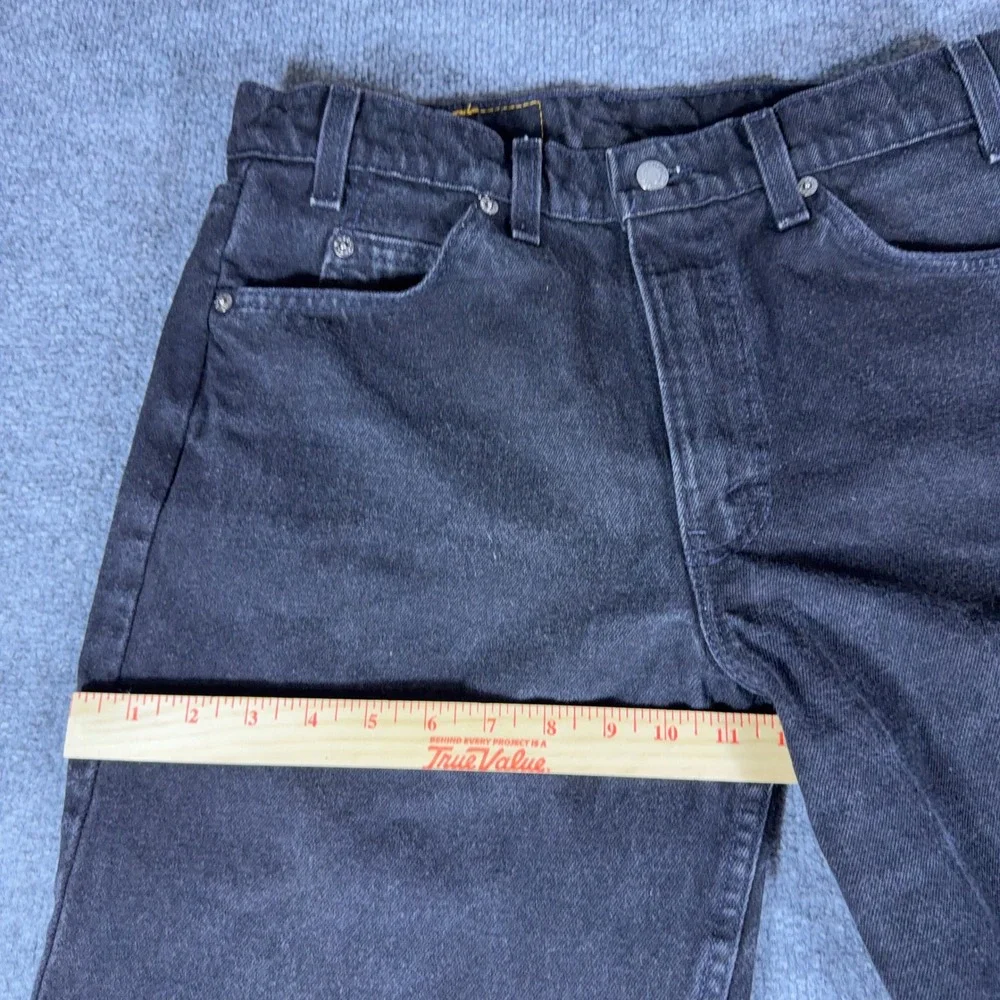 Vintage Levis 550 Orange Tab Mens 33x30 Black Relaxed Tapered Leg Jeans USA 90s